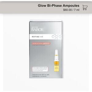 Babor Glow Bi-Phase Ampoules | Radiance in 7 Days